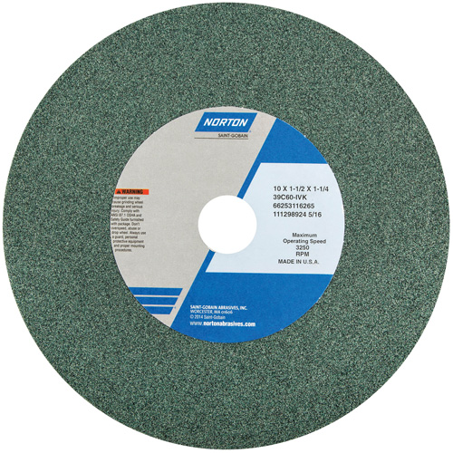 Bench and Pedestal Grinding Wheel, 14" x 2", 1-1/2" Arbor, 1, Silicon Carbide Distribution Élite MP