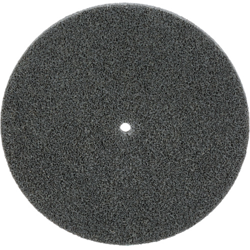 Meule unitaris&eacute;e EXL Scotch-Brite, 5" x 1/4", Arbre de 1/4", Grain de Fin, Carbure de silicium Distribution Élite MP