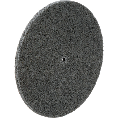 Meule unitaris&eacute;e EXL Scotch-Brite, 6" x 1/4", Arbre de 1/4", Grain de Fin, Carbure de silicium Distribution Élite MP