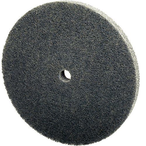 Meule unitaris&eacute;e EXL Scotch-Brite, 3" x 1/4", Arbre de 1/4", Grain de Fin, Carbure de silicium Distribution Élite MP
