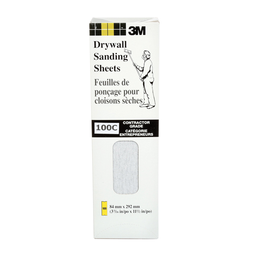 Feuille de placopl&acirc;tre frais&eacute;e Tri-M-Rite Fre-Cut, 11-1/4" x 3-5/16", Grain 100, Carbure de silicium Distribution Élite MP