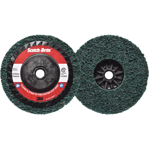 Disque extra coupe  Clean and Strip  XT Pro Scotch-Brite, 5" dia., Grain Extra grossier, Oxyde d'aluminium Distribution Élite MP