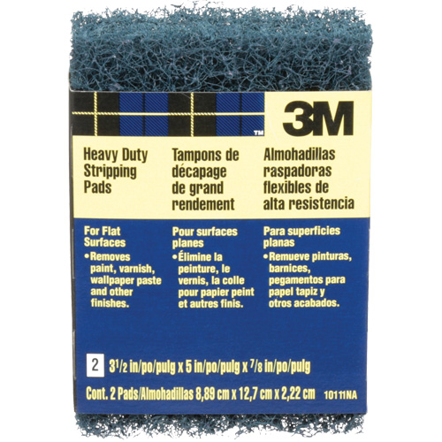Heavy-Duty Stripping Pads, Aluminum Oxide, 3-1/2" x 5", Coarse Grit Distribution Élite MP