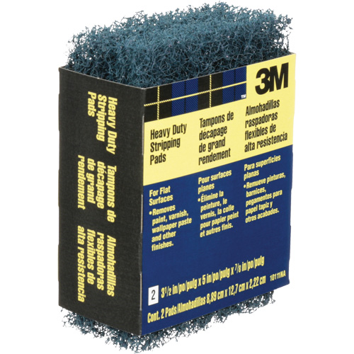 Heavy-Duty Stripping Pads, Aluminum Oxide, 3-1/2" x 5", Coarse Grit Distribution Élite MP