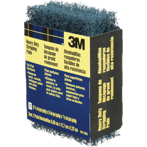 Heavy-Duty Stripping Pads, Aluminum Oxide, 3-1/2" x 5", Coarse Grit Distribution Élite MP
