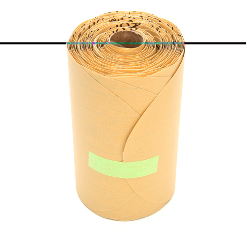 Rouleau de disques dor&eacute;s 216U Stikit, Oxyde d'aluminium, 6" la x 87' lo, Grain P400 Distribution Élite MP
