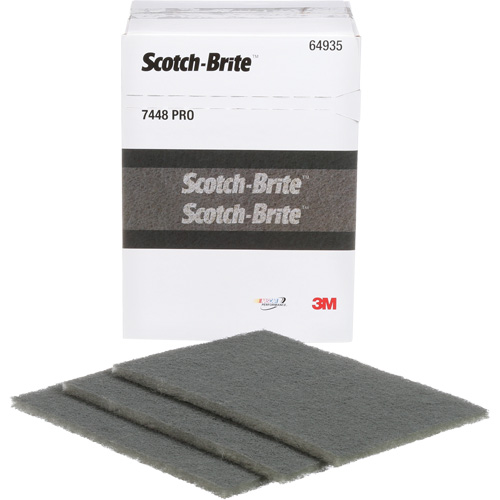 Tampon pour la pr&eacute;paration manuelle des surfaces Scotch-Brite Pro, Carbure de silicium, 9" x 6", Grain Ultra fin Distribution Élite MP