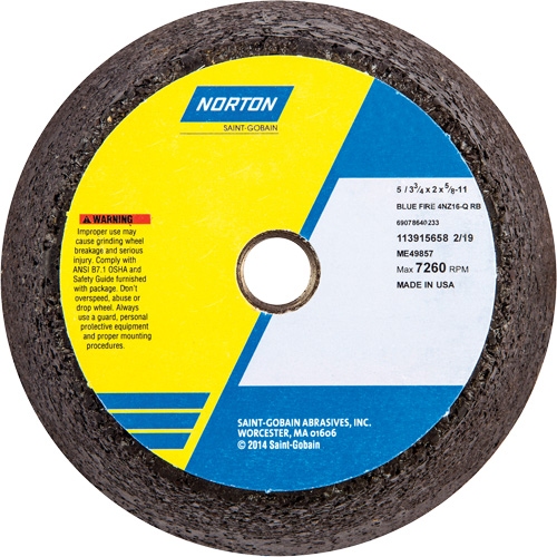 BlueFire&reg; Non-Reinforced Portable Snagging Wheel Distribution Élite MP