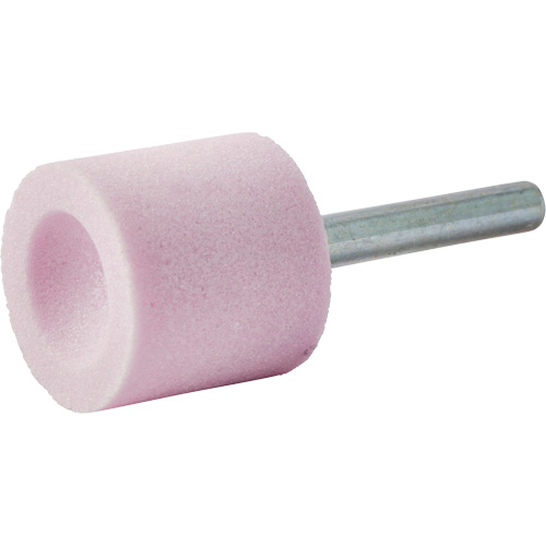 Vitrified Bond Mounted Point, A38, Aluminum Oxide, 1" Dia., 1" L, 80 Grit Distribution Élite MP
