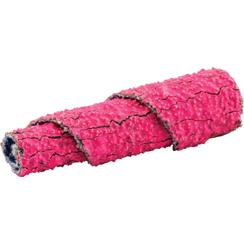 R928 Tapered Spiral Roll, 60 Grit, 3/8" Dia., Ceramic Alumina, 1-1/2" L, 1/8" Arbor Distribution Élite MP