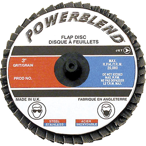 Powerblend Roll-On Flap Disc, 2" x Z40 Grit Distribution Élite MP