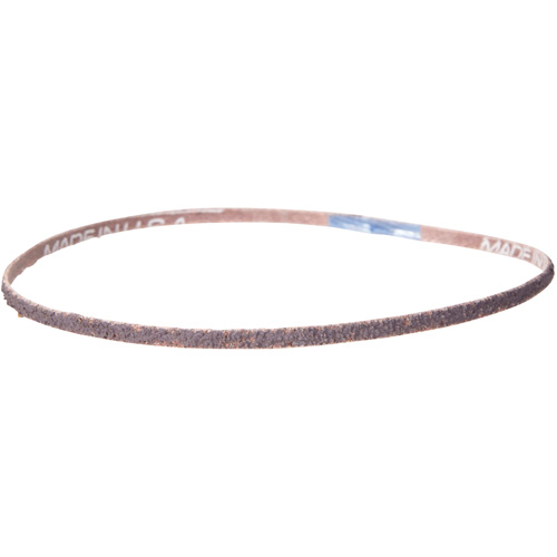 Metalite&reg; Cloth File Sanding Belt, 1/4" W x 24" L, Aluminum Oxide, 60 Grit Distribution Élite MP