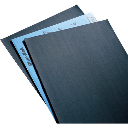 Sandpaper, Paper Sheets - Blue-Bak T414 Waterproof 9" X 11" Sheets, 9" x 11", 220 Grit, Silicon Carbide Distribution Élite MP