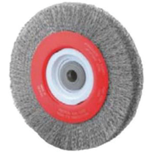 Crimped Bench Wheel, 8" Dia., 0.014" Fill, 1/2"-2 Arbor Distribution Élite MP