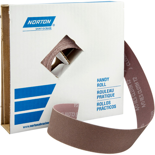 Rouleaux pour l'atelier Metalite K225, Oxyde d'aluminium, 1-1/2" la x 150' lo, Grain P50-X Distribution Élite MP