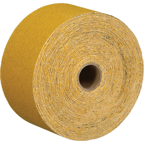 Feuille abrasive dor&eacute;e en rouleau Stikit 02785, Oxyde d'aluminium, 2-3/4" la x 135' lo, Grain 220 Distribution Élite MP