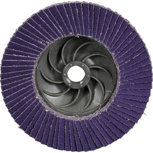 Disque &agrave; lamelles conique 1169F Cubitron 3 &agrave; changement rapide, 4-1/2" x 5/8"-11, Type T29, Grain 80+, C&eacute;ramique Distribution Élite MP