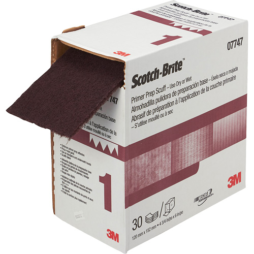 Pr&eacute;paration de la couche d'appr&ecirc;t VFN Scotch-Brite, 4-3/4" x 180", Oxyde d'aluminium Distribution Élite MP