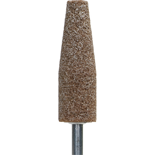 Pointe mont&eacute;e vitrifi&eacute;e Gemini, A38, Oxyde d'aluminium, 1-1/2" dia., 1-1/2" lo, 60 Grain Distribution Élite MP