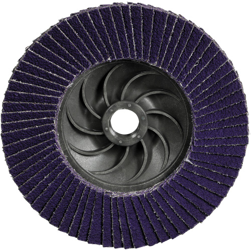 Disque &agrave; lamelles Cubitron 3 1169F, 5" x 5/8"-11, Type T27, Grain 40+, C&eacute;ramique Distribution Élite MP