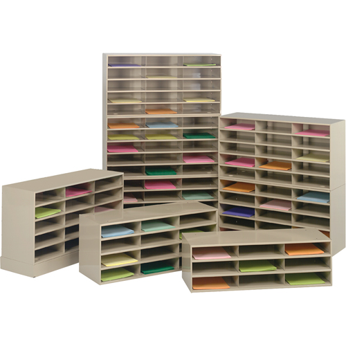 Data Organizers, Stationary, 9 Slots, Steel, 33-3/4" W x 11-5/8" D x 10-3/4" H Distribution Élite MP