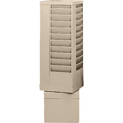 Pr&eacute;sentoirs, Rotatif, 44 fentes, Acier, 14-1/8" la x 14-1/8" p x 48-1/2" h Distribution Élite MP