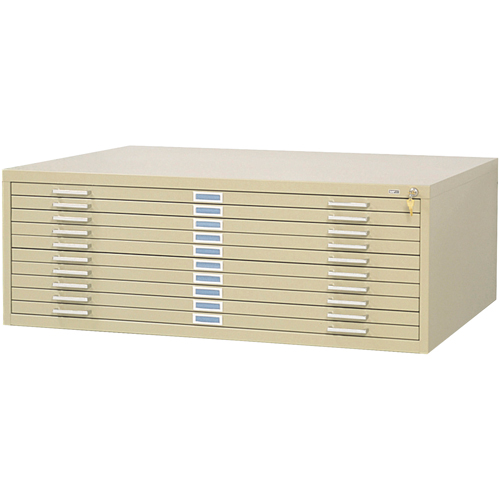 Classeurs en acier pour plans, 10 Tiroirs, 46-3/8" la x 35-3/8" p x 16-1/2" h Distribution Élite MP