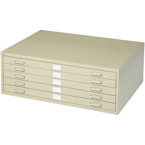 Classeurs en acier pour plans, 5 Tiroirs, 53-3/8" la x 41-3/8" p x 16-1/2" h Distribution Élite MP