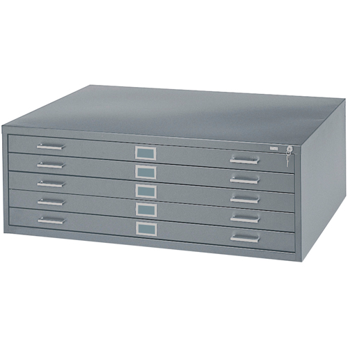 Steel Plan Files, 5 Drawers, 40-3/8" W x 29-3/8" D x 16-1/2" H Distribution Élite MP