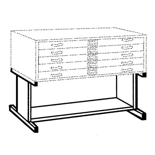 High Base for Steel Plan File Cabinet Distribution Élite MP