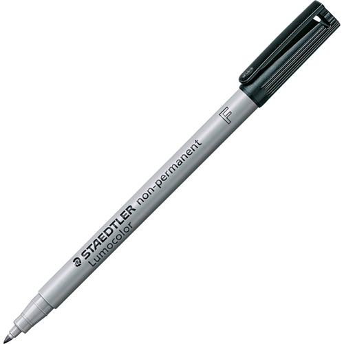 Marqueur Lumocolor &agrave; encore soluble, &agrave; pointe fine, noir Distribution Élite MP