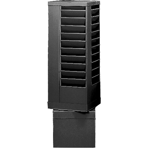 Literature Storage Racks, Rotating, 44 Slots, Steel, 14-1/8" W x 14-1/8" D x 48-1/2" H Distribution Élite MP