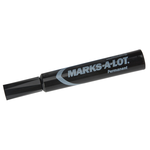 Marks-a-Lot Permanent Markers, Black, Chisel Tip Distribution Élite MP