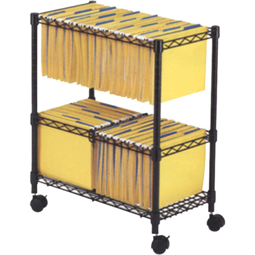 File Carts- 2-tier Rolling File Cart Distribution Élite MP