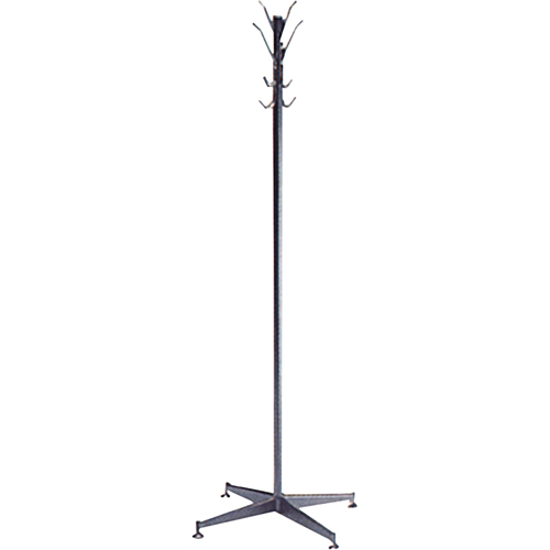 Coat Tree, 60" H, Steel, Black, 8 Hook(s) Distribution Élite MP