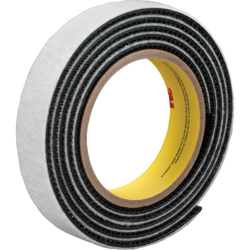 Dual Lock Reclosable Fastener, Self-Mating, 50 yds x 1", Sew-On, Black Distribution Élite MP