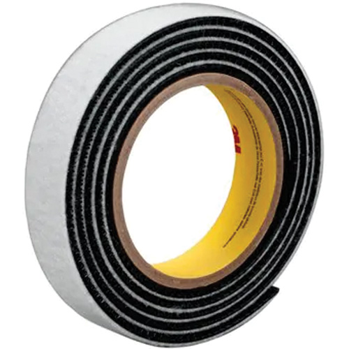 Dual Lock Reclosable Fastener, Self-Mating, 50 yds x 1", Sew-On, Black Distribution Élite MP