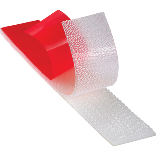 Dual Lock Low Profile Reclosable Fastener, Self-Mating, 50 yds x 1", Adhesive, Clear Distribution Élite MP