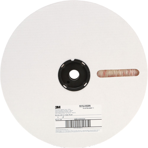 Fastener, Loop, 50 yds x 2", Adhesive, White Distribution Élite MP