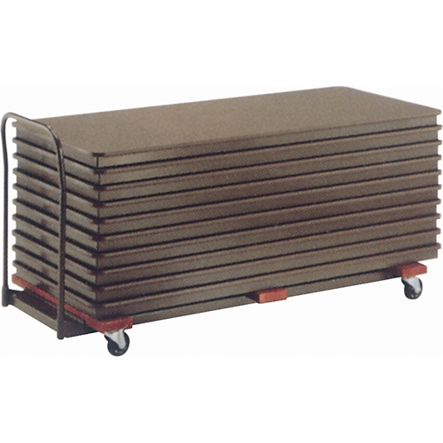 Flat Stacking Table Caddies, 74" W x 31.25" D x 36.25" H Distribution Élite MP