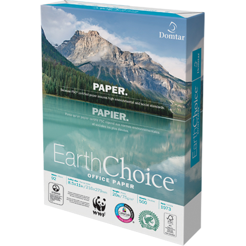 EarthChoice&reg; Office Paper, FSC, 8-1/2" x 11", 20 lbs., White Distribution Élite MP