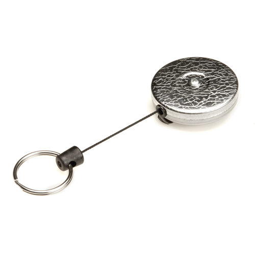 Original Self Retracting Reels #485-HDK, Chrome, 48" Cable, Belt Clip Attachment Distribution Élite MP