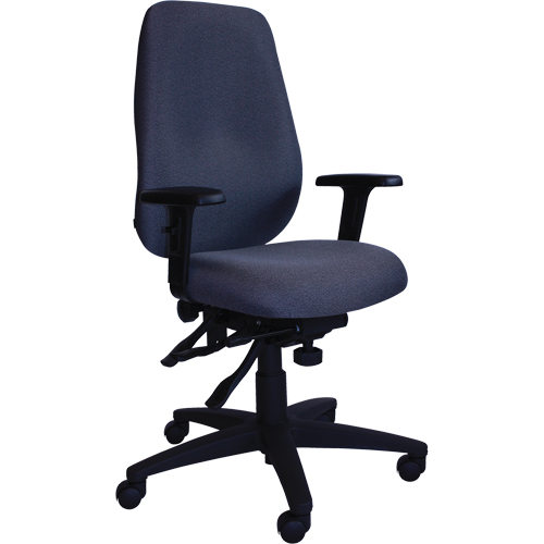 Chaises ergonomiques de s&eacute;rie petite Cierra, Tissu, Gris, Capacit&eacute; 300 lb Distribution Élite MP