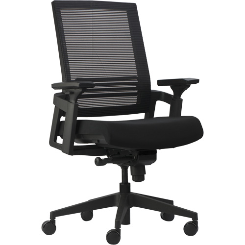 Chaises de bureau A-37 Activ, Mailles, Noir, Capacit&eacute; 275 lb Distribution Élite MP