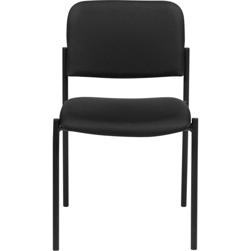 Armless Stacking Chairs, Fabric, 32" High, 300 lbs. Capacity, Black Distribution Élite MP