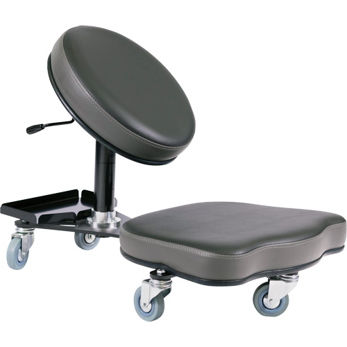 Chaise ergonomique Flex, Vinyle, Noir/gris Distribution Élite MP
