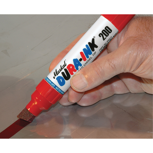 Dura-Ink&reg; Marker #200, Red, Chisel Tip Distribution Élite MP