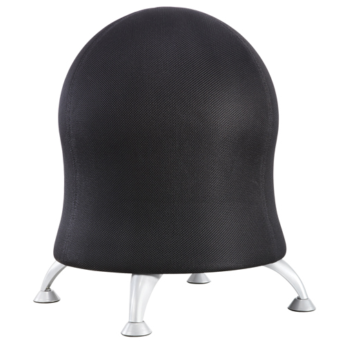 Chaise sph&eacute;rique Zenergy, Tissu, Noir, Capacit&eacute; 250 lb Distribution Élite MP