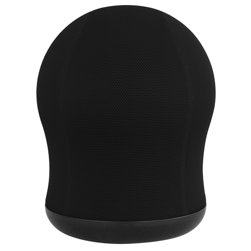 Chaise sph&eacute;rique pivotante Zenergy, Mailles, Noir, Capacit&eacute; 250 lb Distribution Élite MP