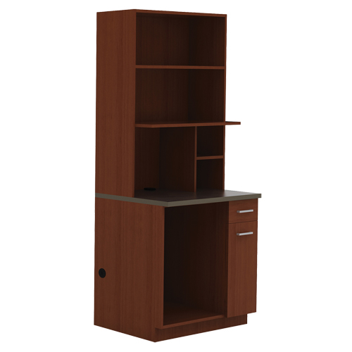 Armoire modulaire, M&eacute;lamine, 39" h x 36" la x 25" P, Acajou Distribution Élite MP